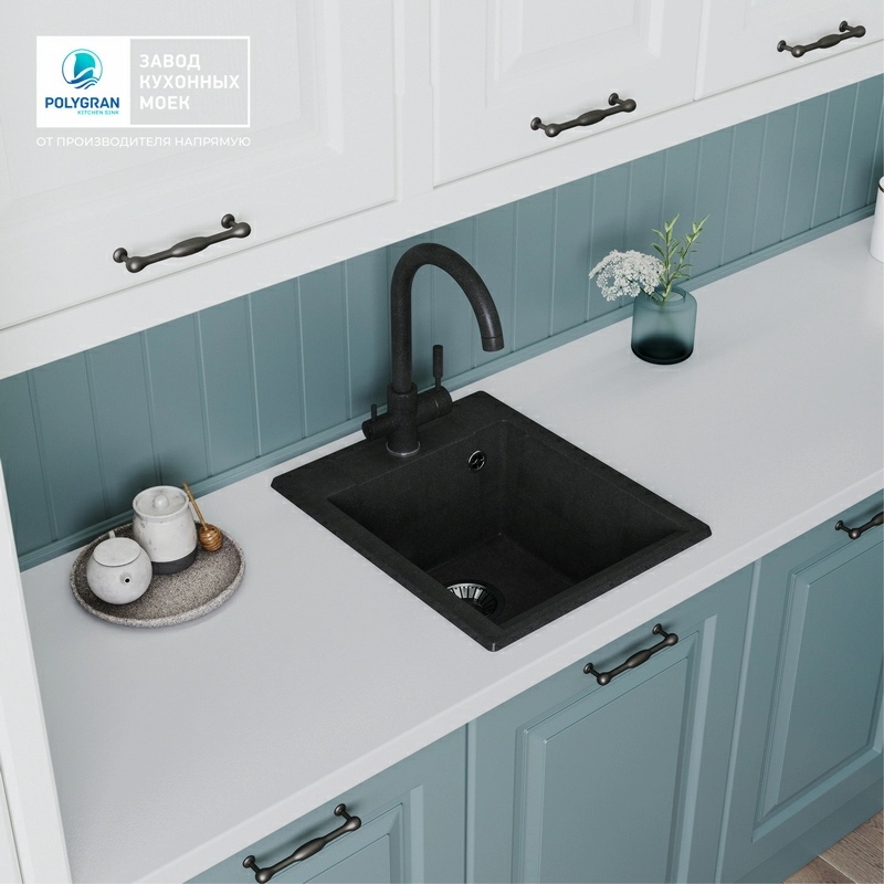 Кухонная мойка Polygran ARGO-420 Цвет Космос