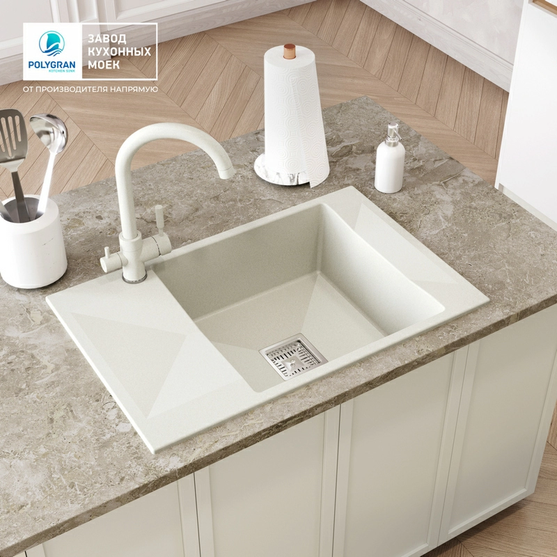 Кухонная мойка Tolero BLADE-780 Цвет Туман