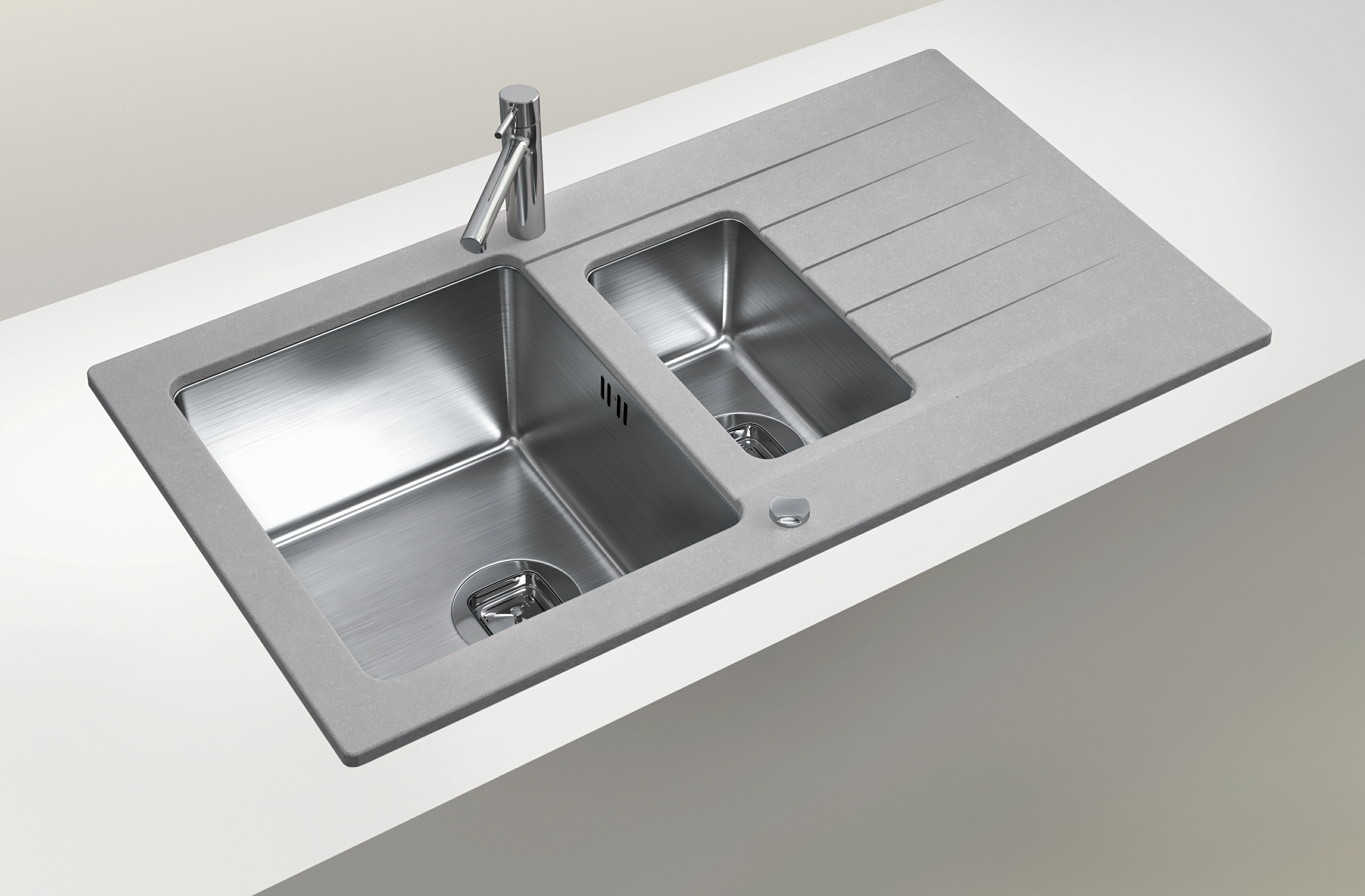 Кухонная мойка Tolero Twist TTS-890K бежевый №101