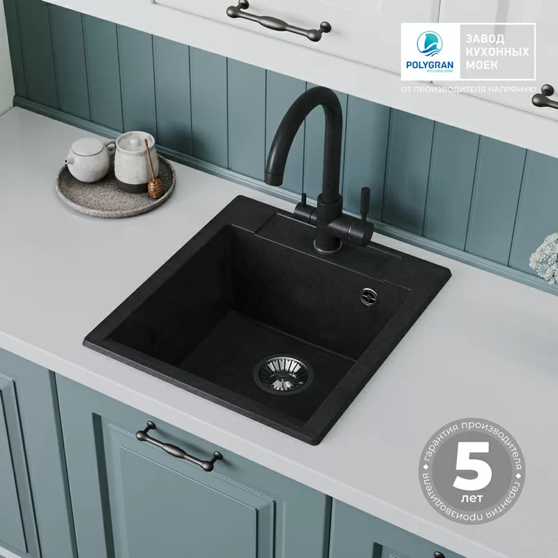 Кухонная мойка Polygran ARGO-460 Цвет Космос