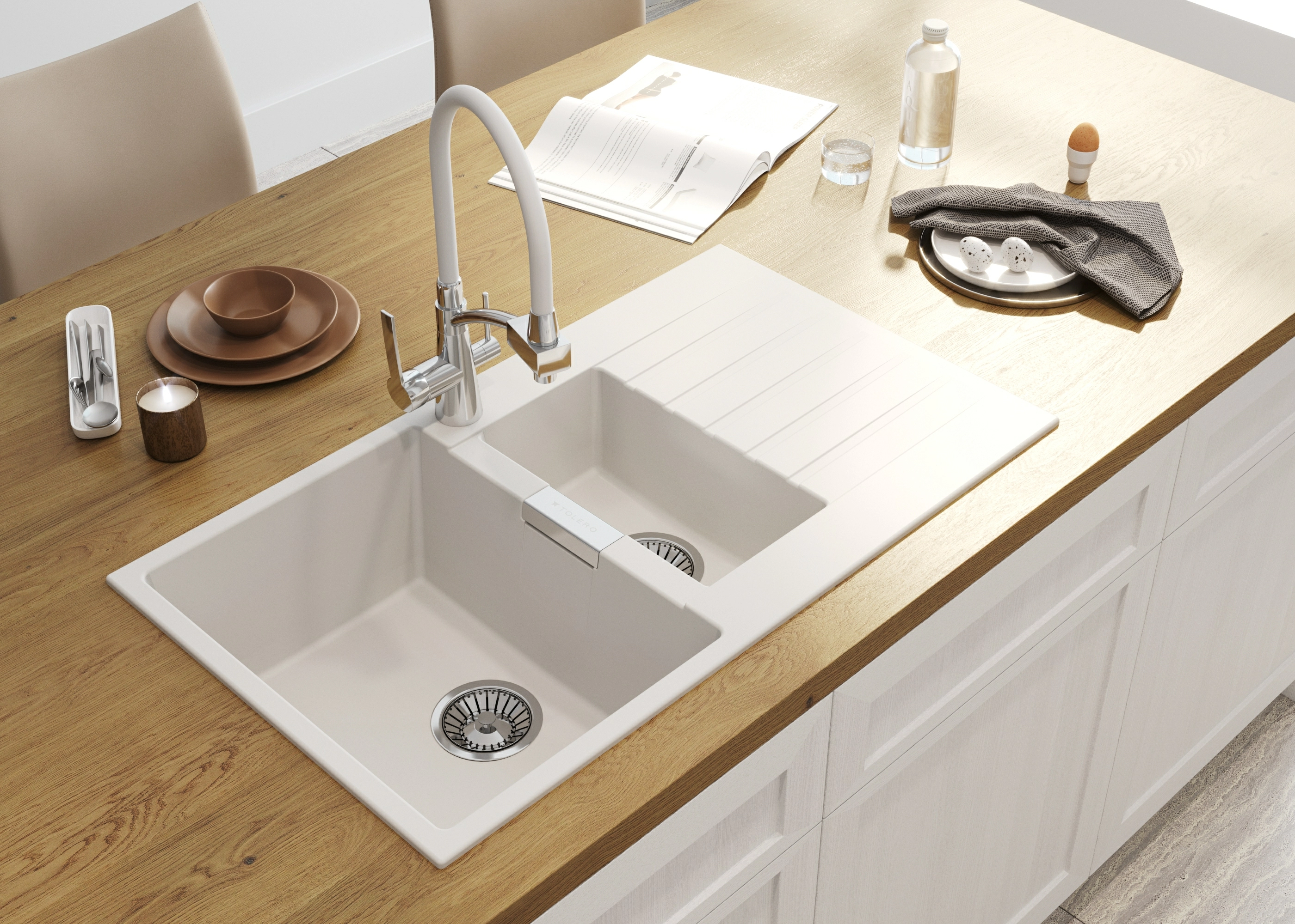 Кухонная мойка Tolero Loft-860 Распродажа прошлой коллекции