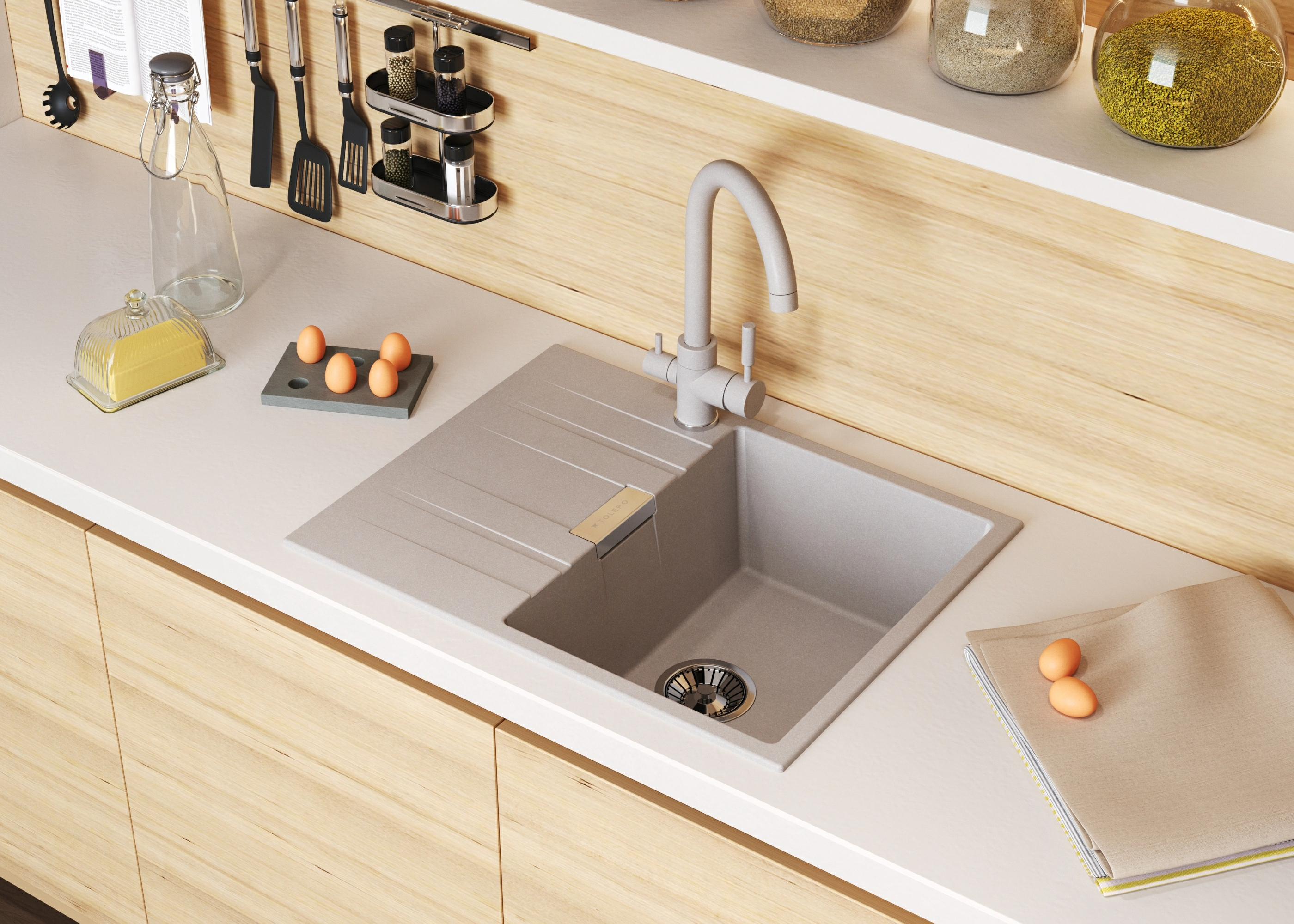 Кухонная мойка Tolero Loft-650 Распродажа прошлой коллекции