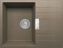 Кухонная мойка Tolero Loft-650 темно-бежевый №823