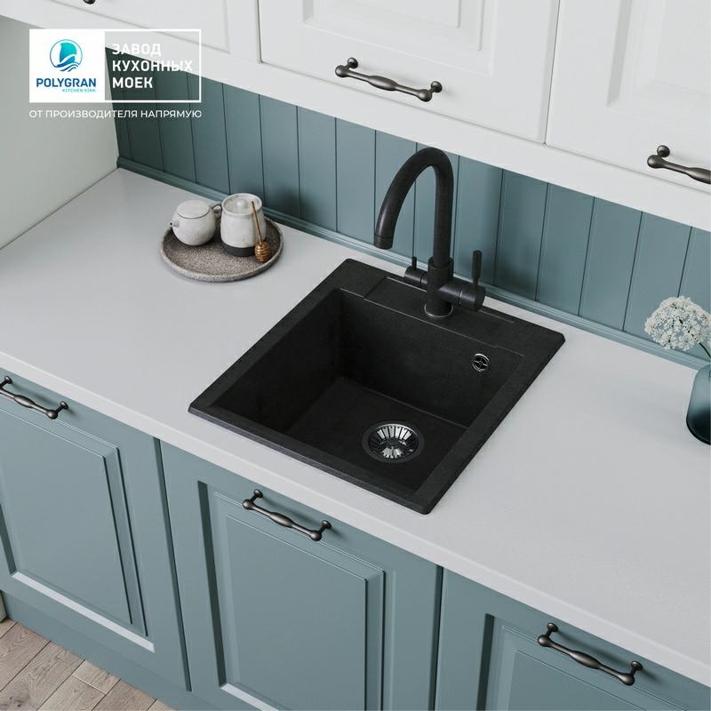 Кухонная мойка Polygran ARGO-460 Цвет Космос
