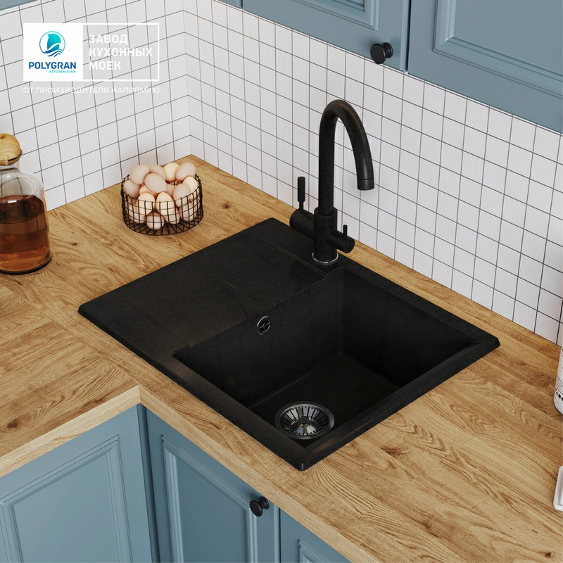 Кухонная мойка Polygran GALS-620 Цвет Космос
