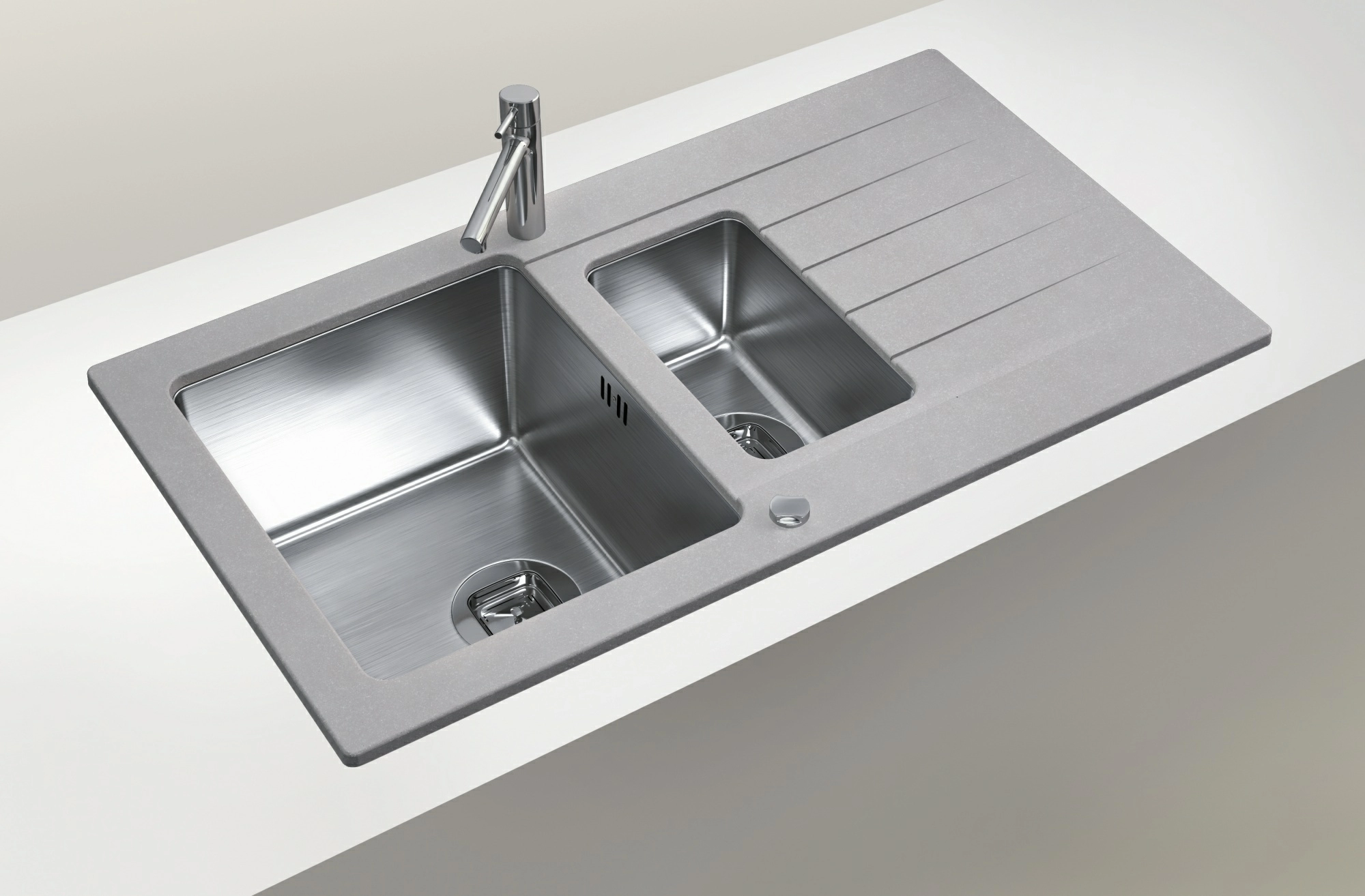 Кухонная мойка Tolero Twist TTS-890K бежевый №101